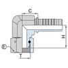 Pressarmatur Standard FA SBP9C (DKR-90° kompakt)